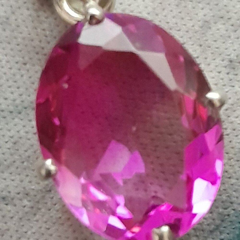 Artisan Made - 10 Ct Dbl Color Pendant- .925 Sterling Silver (NWOT)